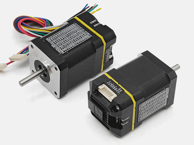 Integrated driver digital hybrid servo motor