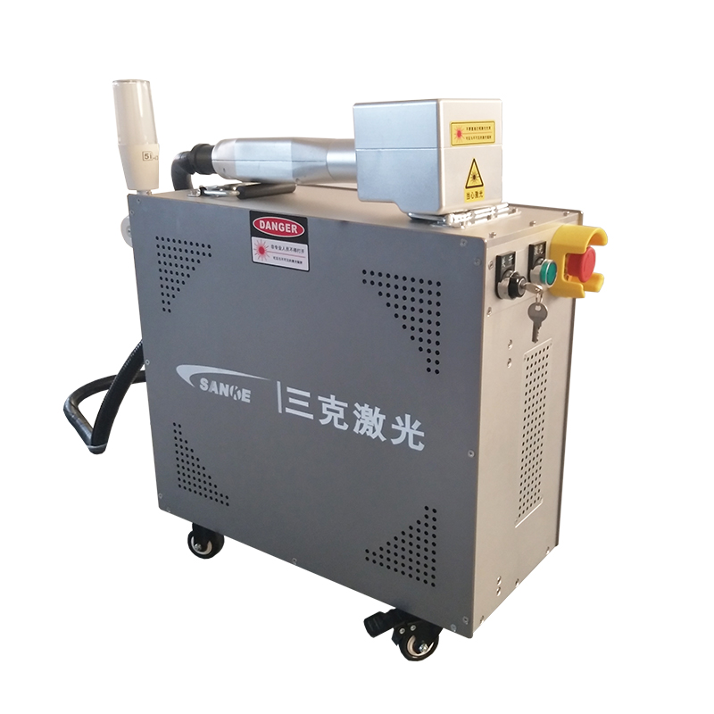 Hand-held laser cleaning machine