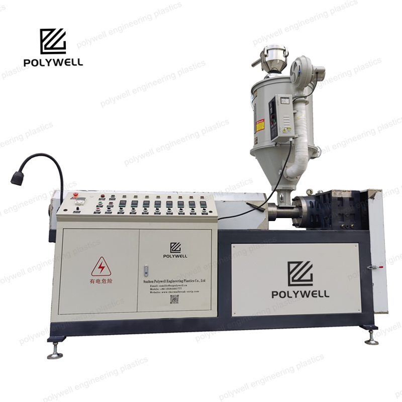Automatic Economical Extrusion Plastic PA66 Nylon Plastic Making Machine Heat Insulation Strip Extruding Machine