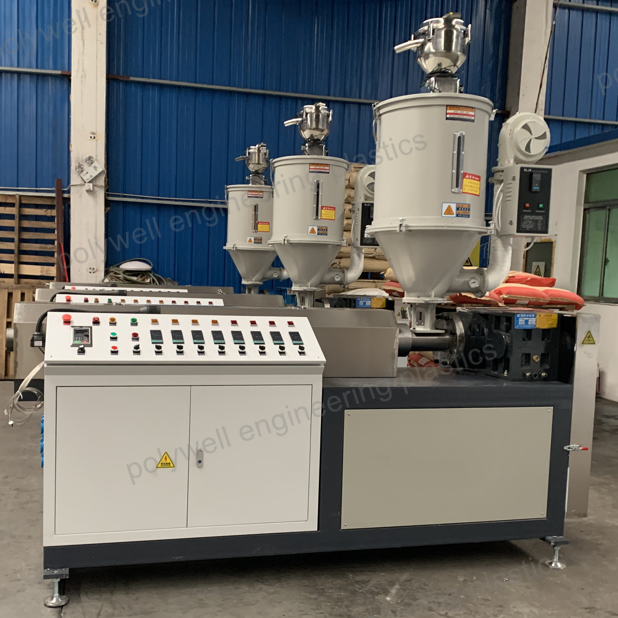 Polyamide Extruder Machine Nylon Plastic Bars Forming Machine Single Screw Extrusion Production Line