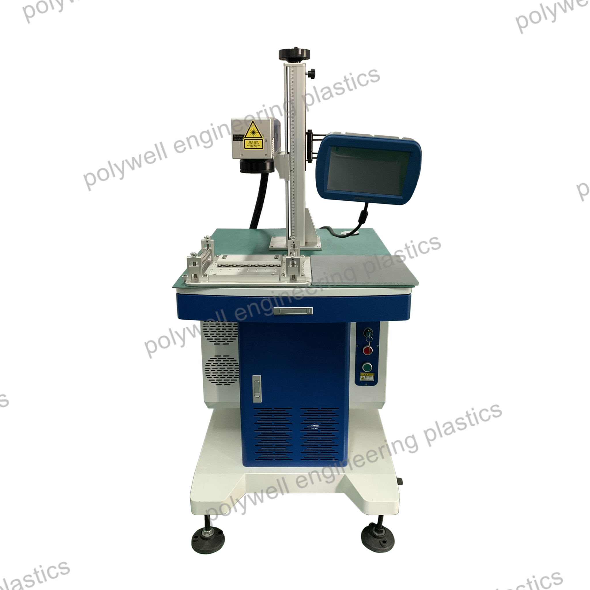 Desktop Metal Lettering Laser Printer 20W 30W 60W for Stainless Steel Spurting Code