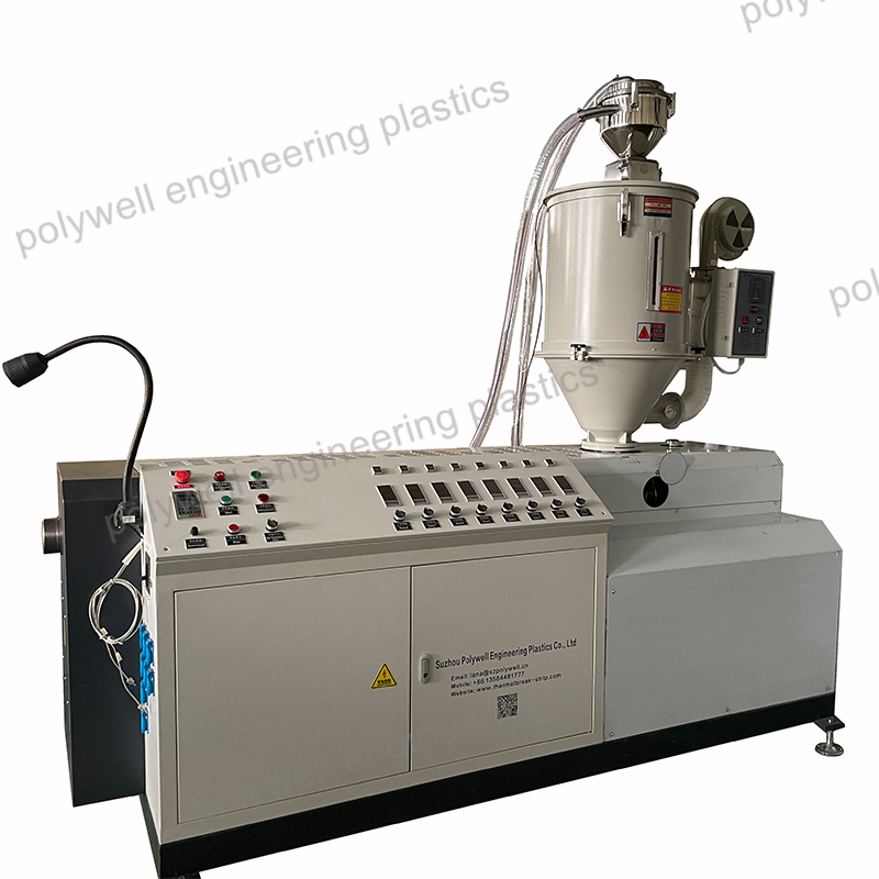 Plastic Polyamide Bar Extruding Machine Single Screw Extruder for Producing Heat Insulation Profile