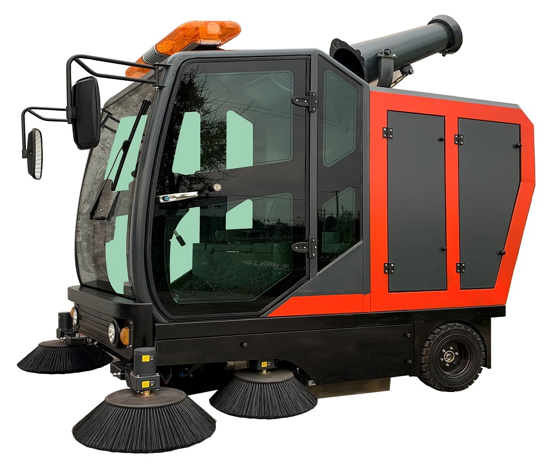 Enclosed Drive Cab Road Sweeper YF-S2100