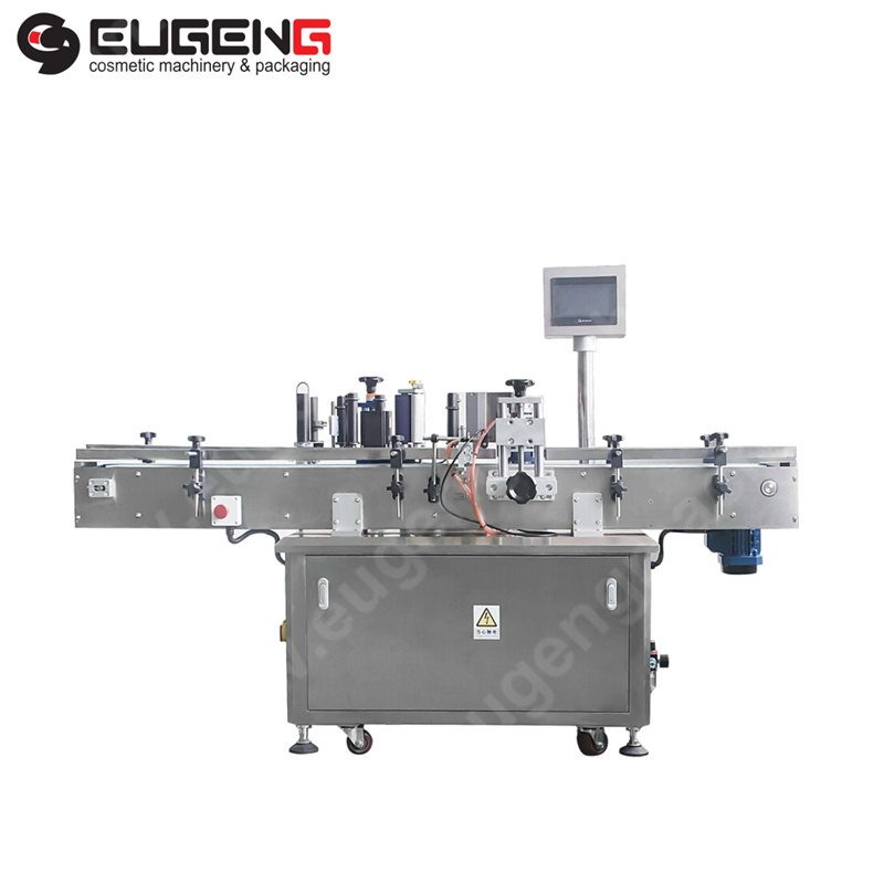 Cosmetics round bottle labeling machine