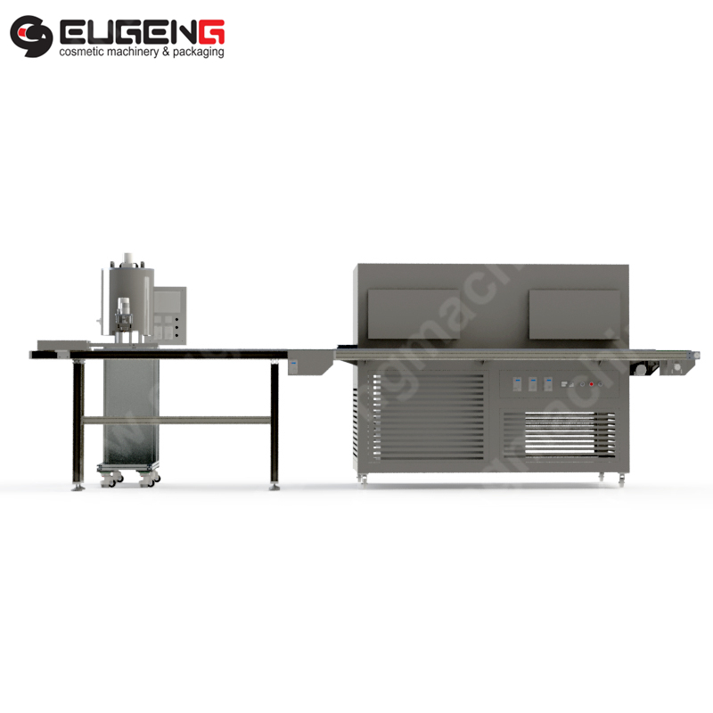 Semi automatic lipstick filling line