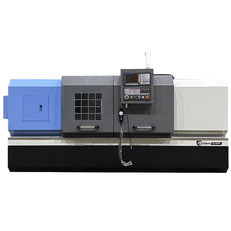 Flat bed cnc lathe