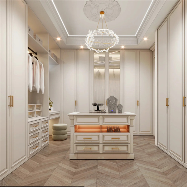How to organize a walk-in wardrobe for maximum space efficiency?