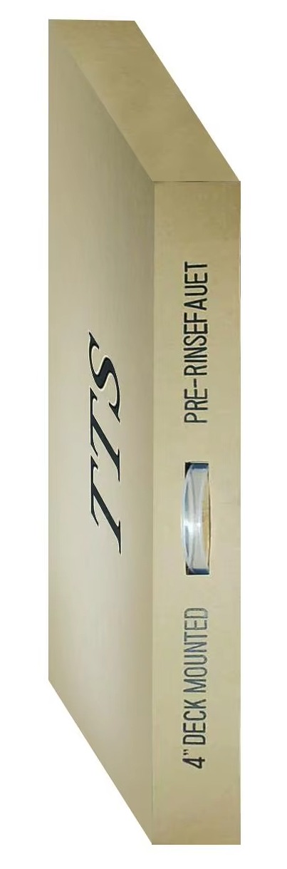 Commercial Kitchen 38\" Spring Deck-Mount Faucet Adjustable Height Swing Spout Pre Rinse Hot Cold Water Mixers Taps 2-Hole factory