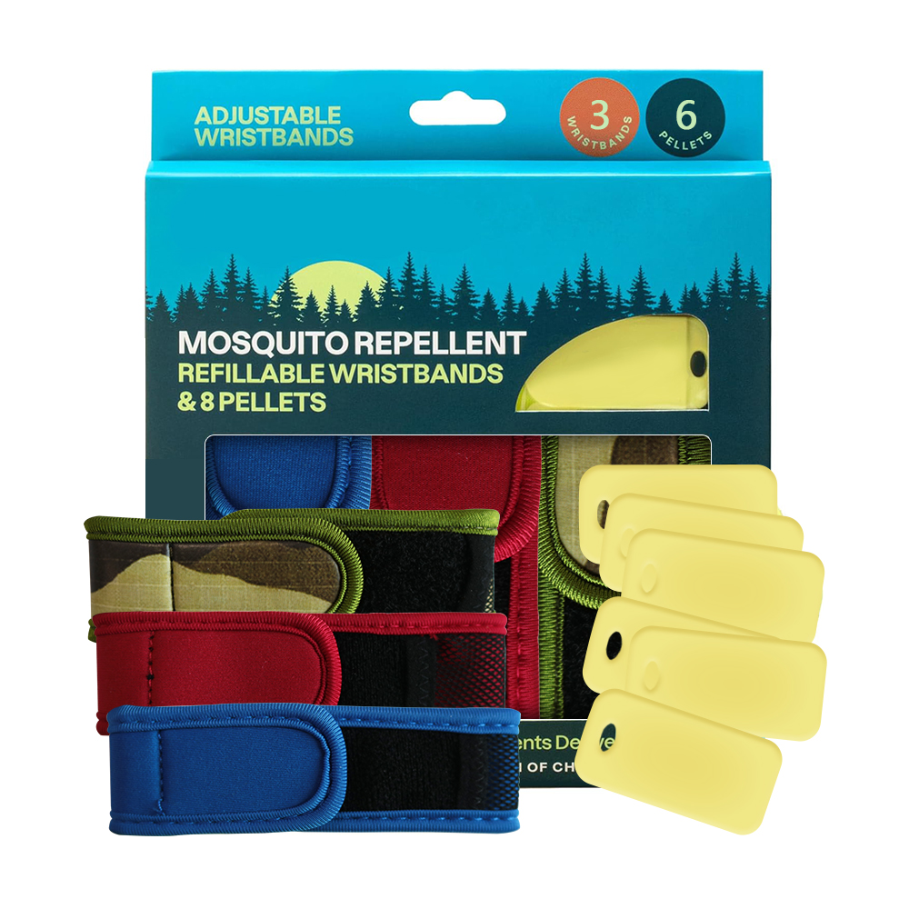 צמיד ניאופרן לדוחה יתושים עם שמן טבעי