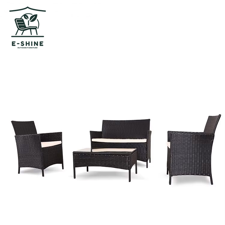 Vida al Aire Libre en el Jardín al Por Mayor Muebles de Ratán Blancos Camas Modernas Muebles para Dormitorio