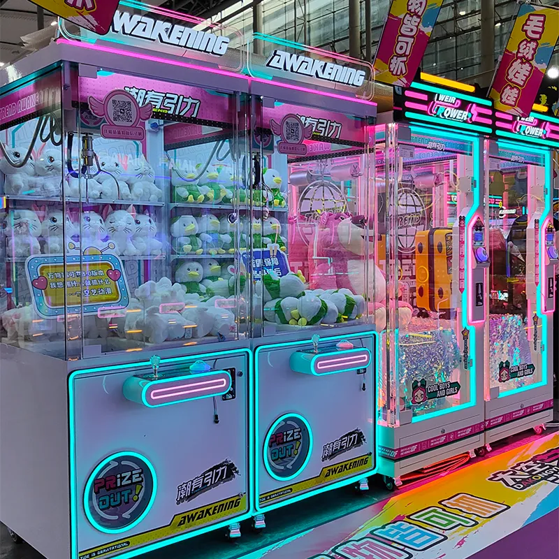 Family Fun: TAIKONGYI Four-in-One Claw Crane Machines