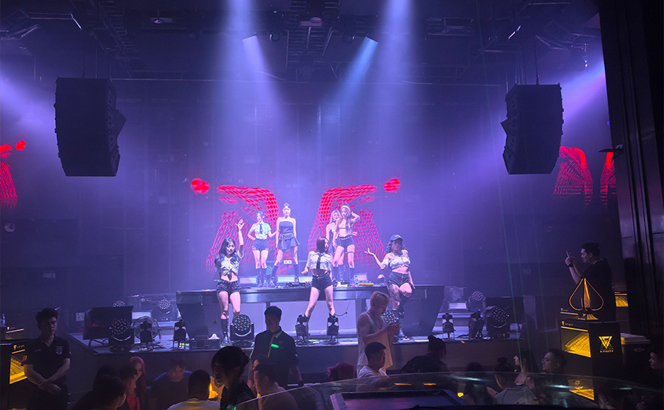 The audio system of SOS Club in Changsha