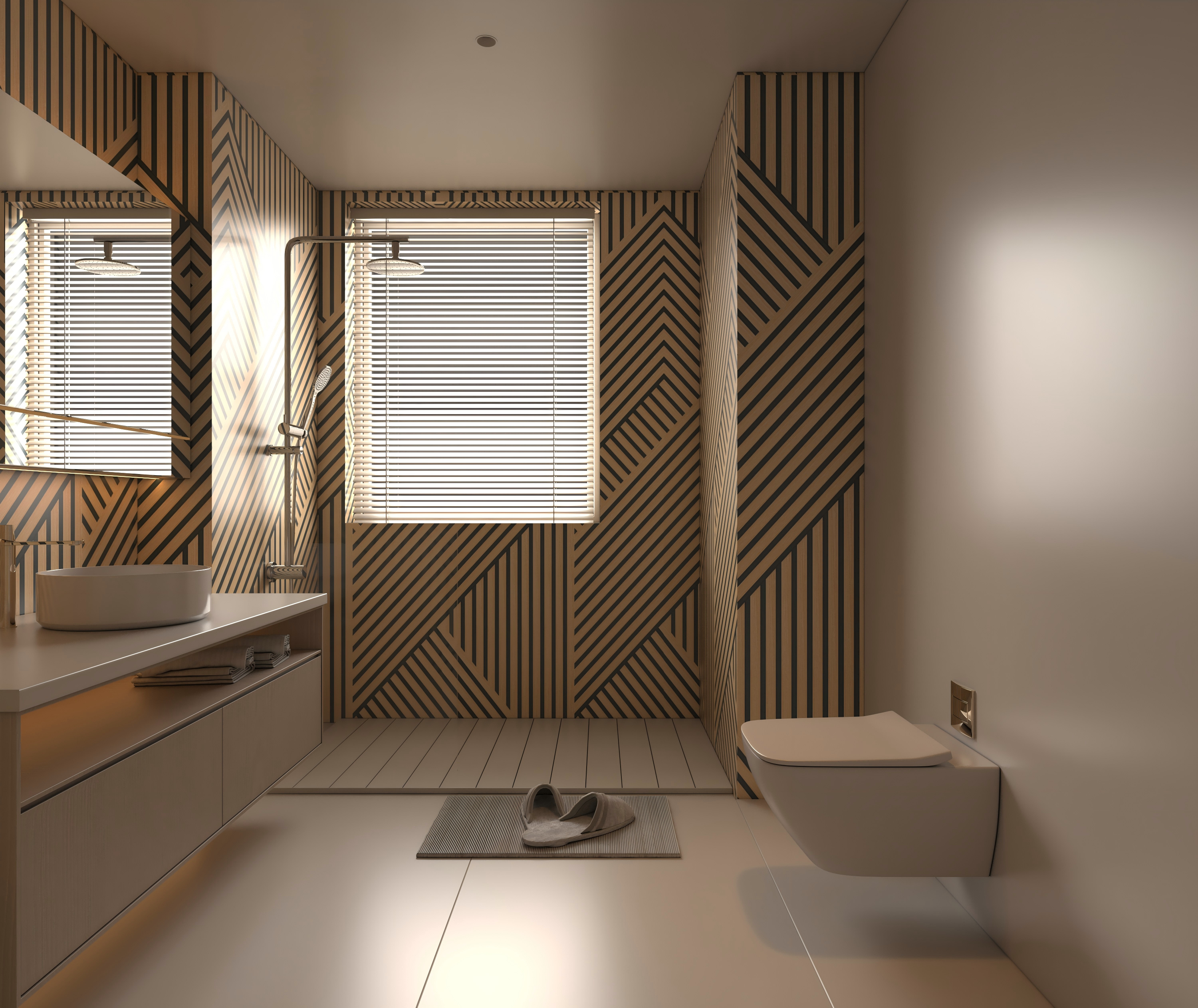 Digital Printing PVC Shower Wall Panels