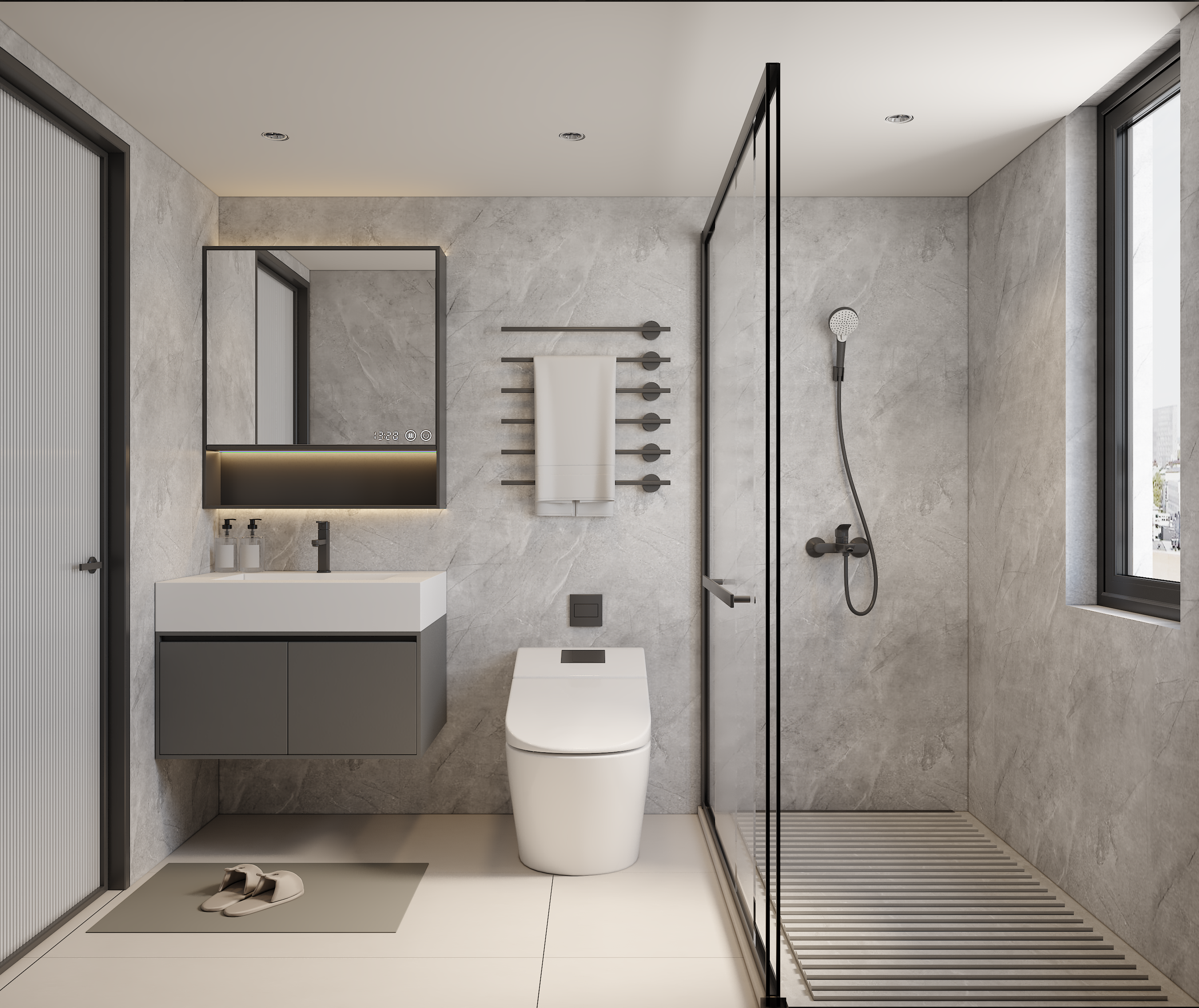 Super Matt PVC Shower Wall Panels