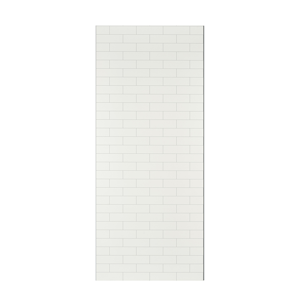 Knife-cut PVC shower wall panel