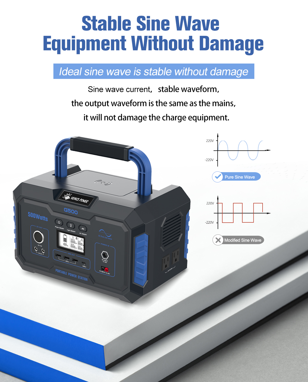 500wh portable power station