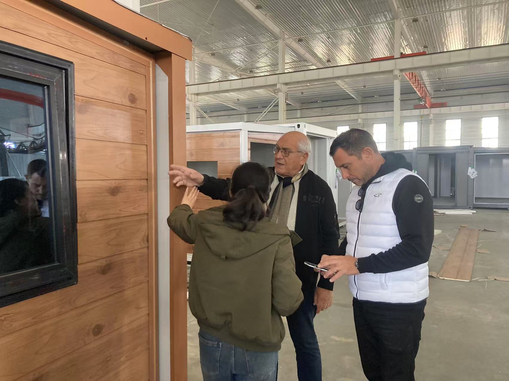 European Partner Visits Factory