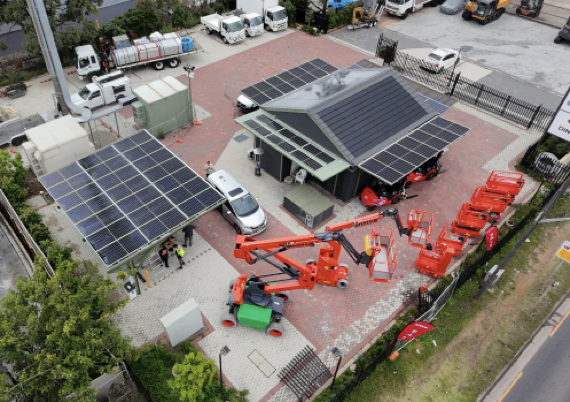 Display Center -12kW PV project in Sydney, Australia