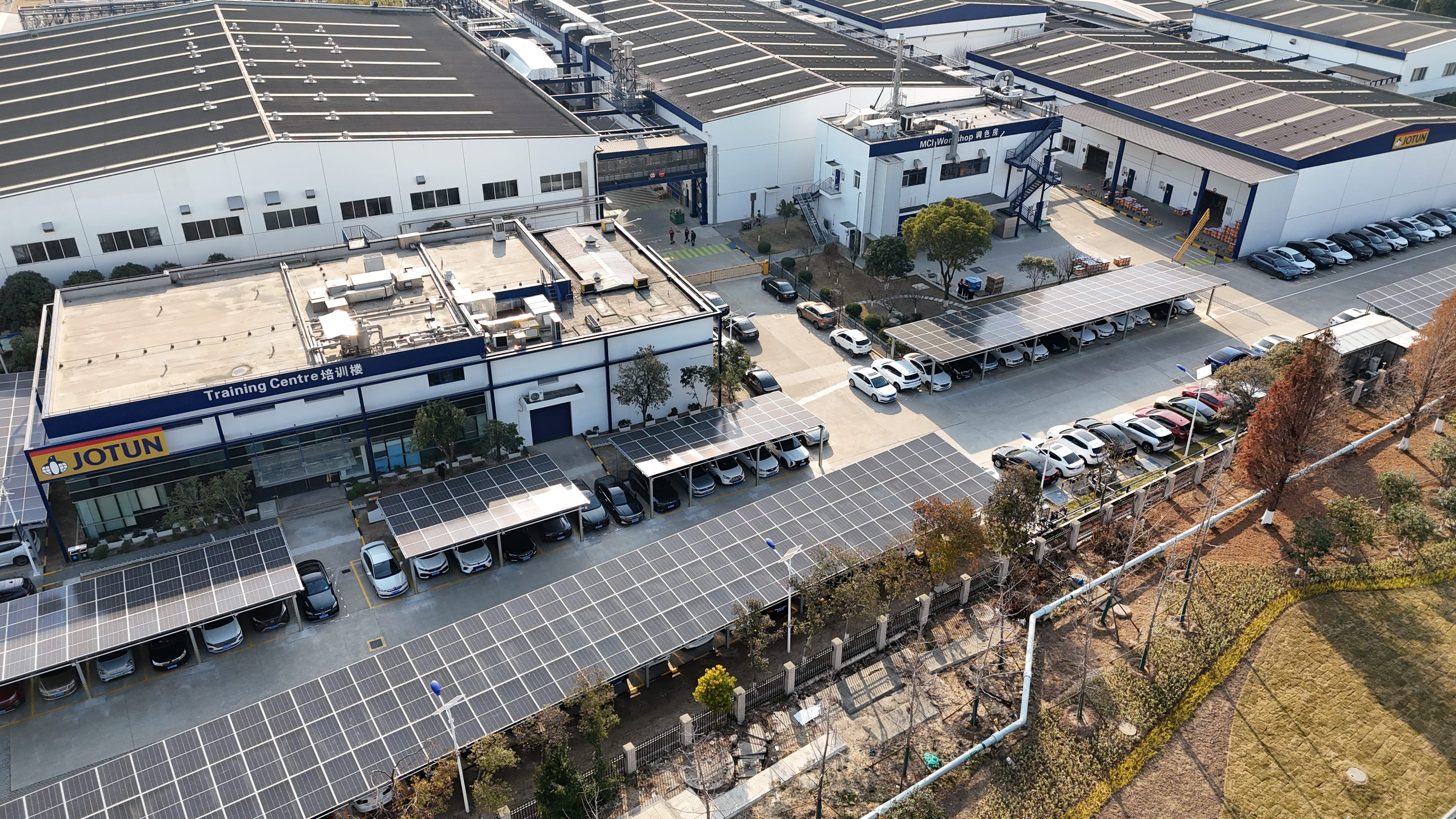 Teld PV Carport - 494.76kW PV Project in Jiangsu, China