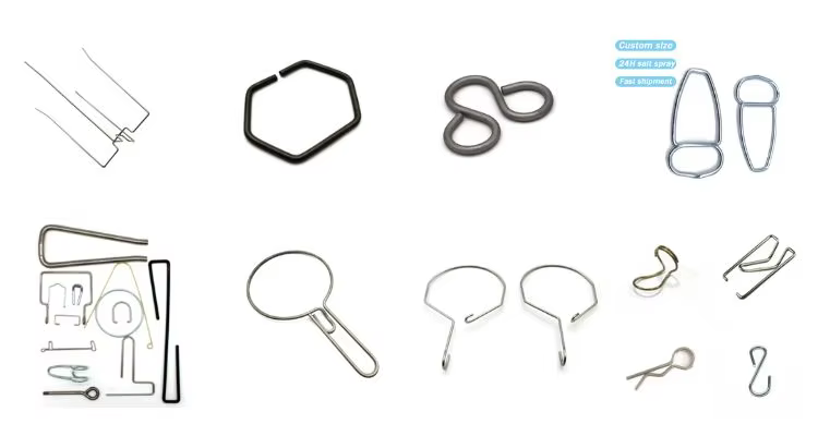 Hongsheng  Black Stainless Steel Wire Bending Forming factory