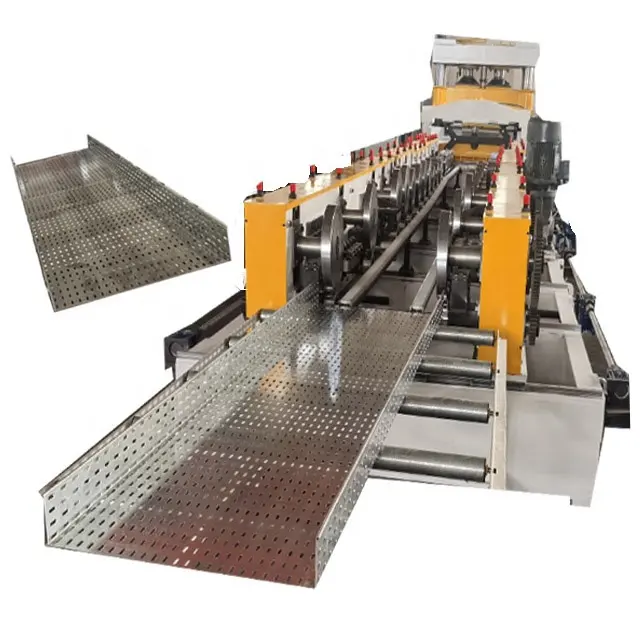 Full Automatic Forming Machine Cable Tray Roll Forming Machine Cable LadderRoll Forming Machine