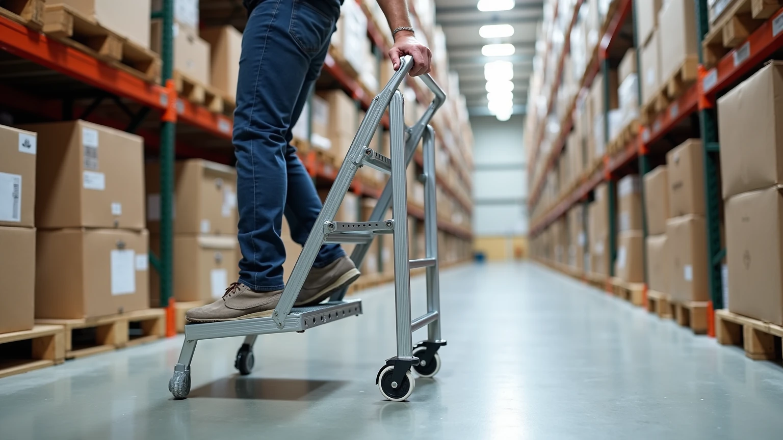 an adjustable height rolling ladder3.png