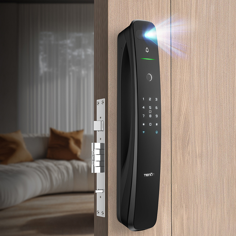 Face scan door lock