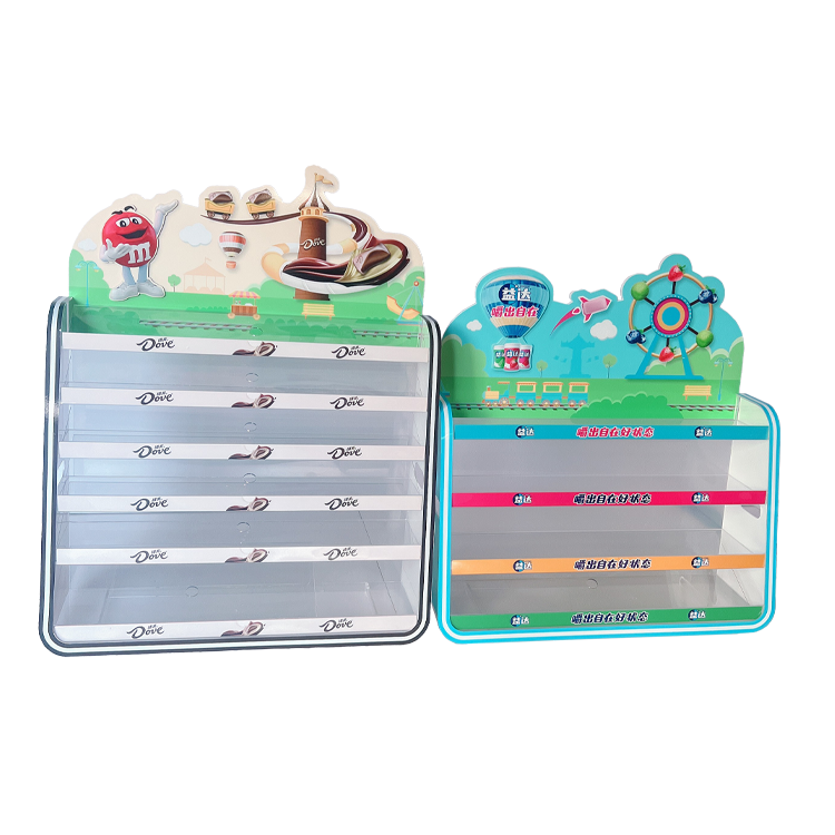 Acrylic Display Rack for Candy, Gum, and Chocolate Retail Sales