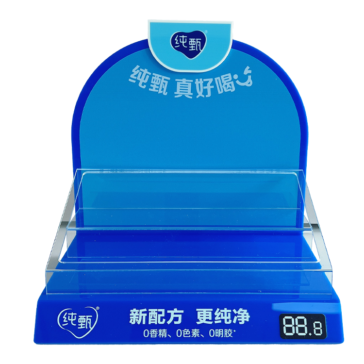 Custom Acrylic Bottle Display Rack for Retail Checkout Counters