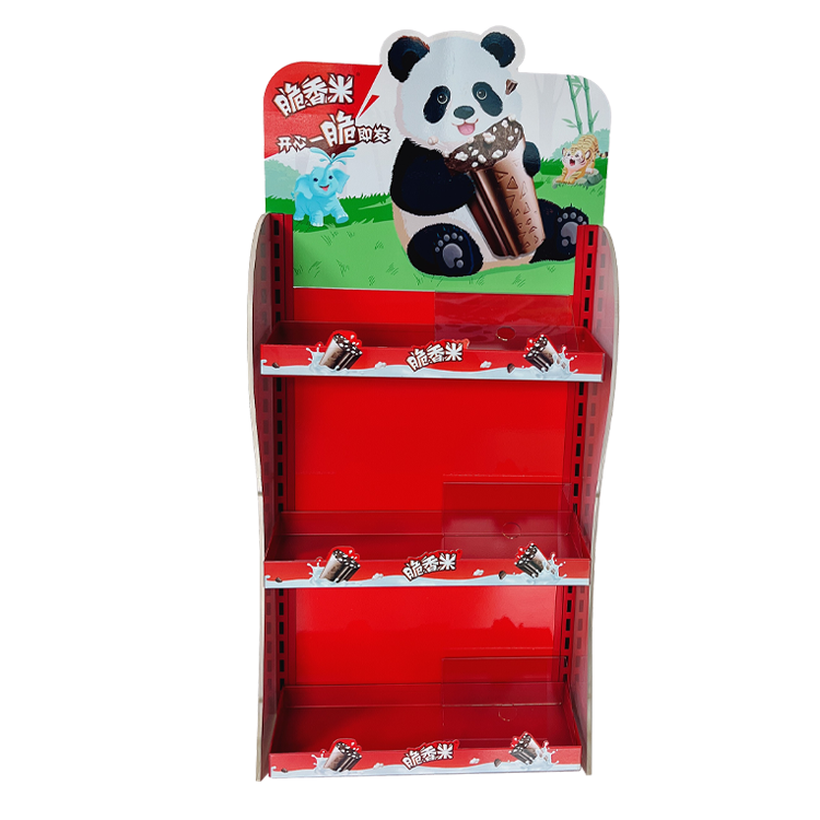 Custom POP Display Rack for Chocolate and Snack Retail