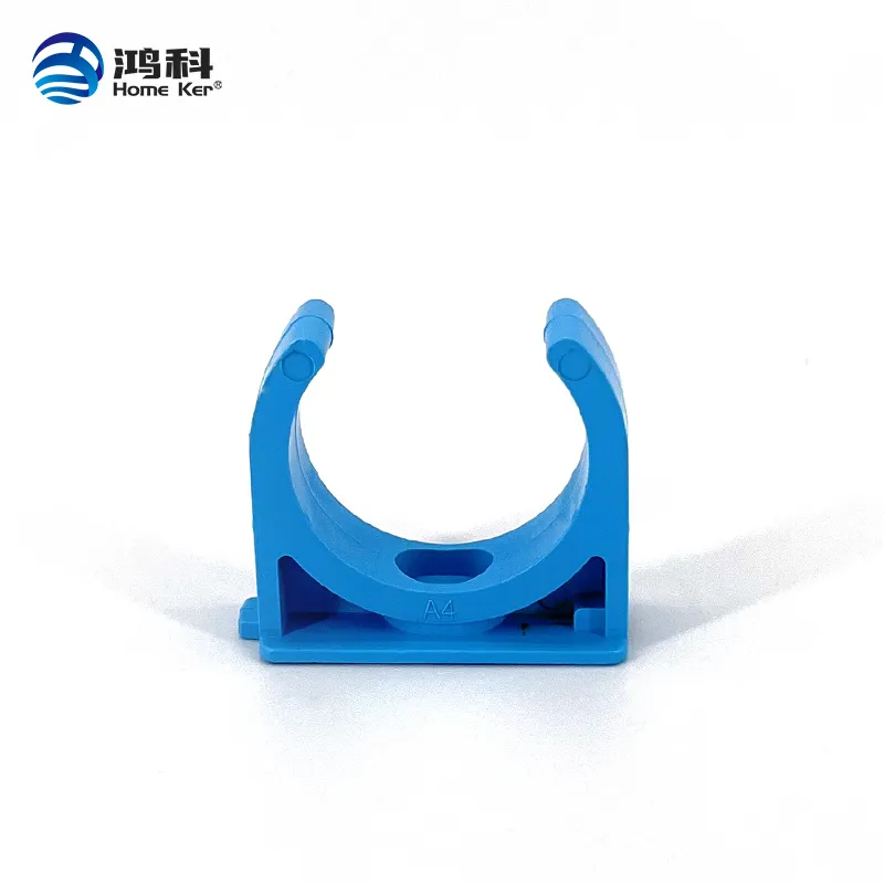 PVC TIS 13.5 Clip tal-Pipi-WSB Pipe Fitting Blue Color 1/2''-3/4''
