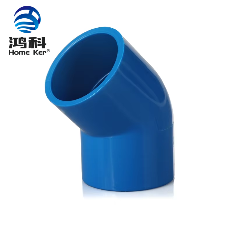 ПВХ локоть 45 градусов PN10 Темно-синий Высокое качество Филиппины