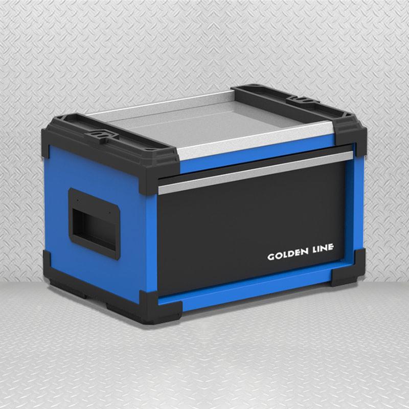 سینی ابزار فولاد ضدزنگ قابل حمل GL2103، جعبه ابزار ماژولار