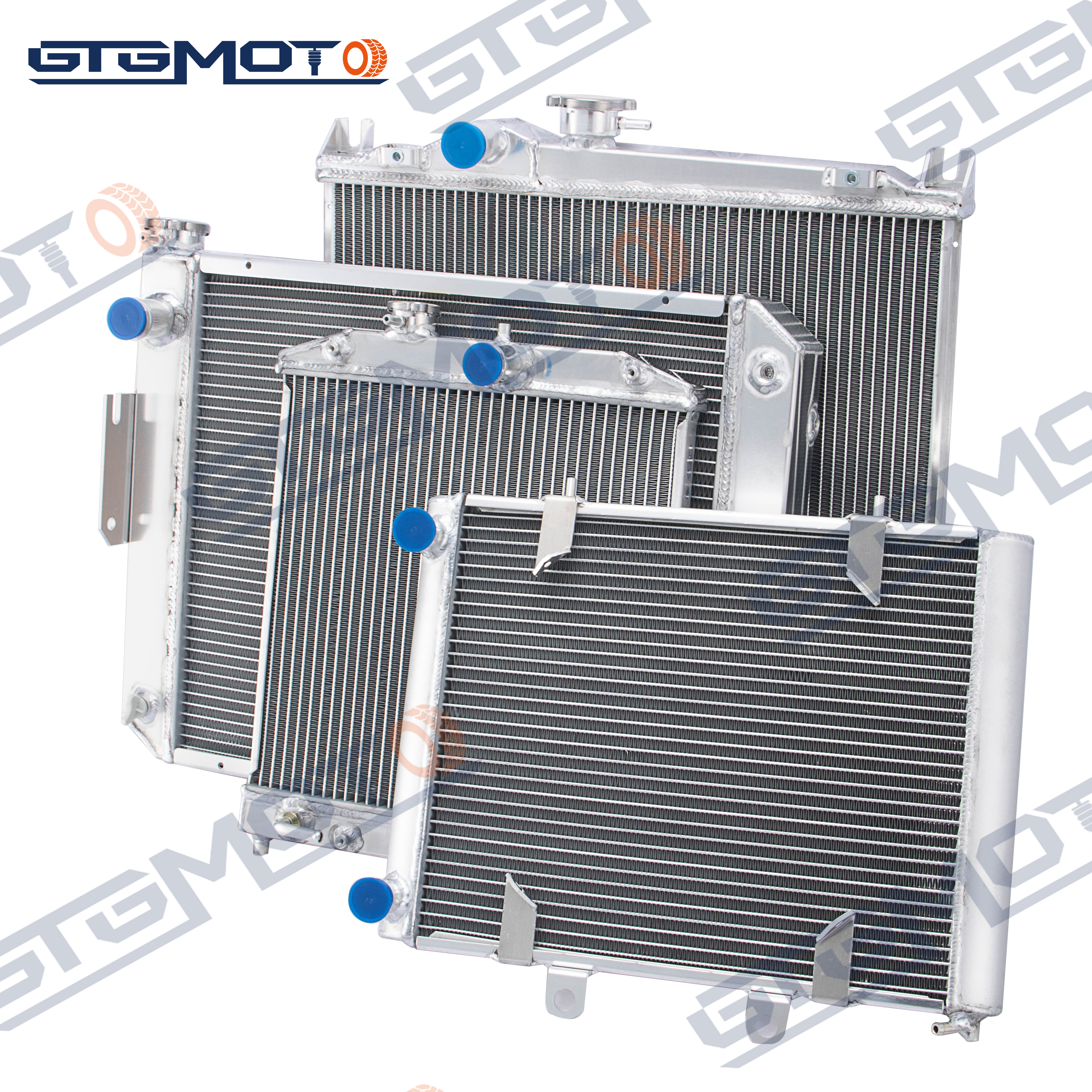 GTGMOTO Radiator For Bobcat Skid Steer S130 653 751 753 763 773 666384 Aluminum