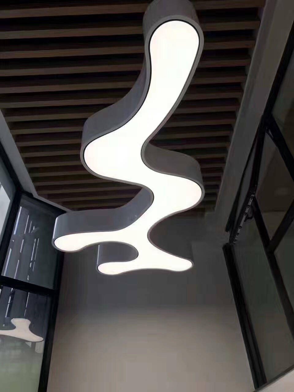 european compliant custom made white translucent stretch ceiling film  no black spots no visible streaks when illuminated-2