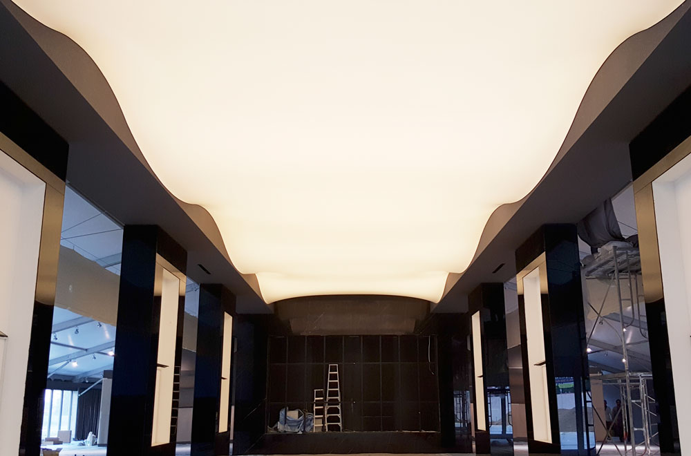 up to 60 meters wide white translucent ceiling film-0