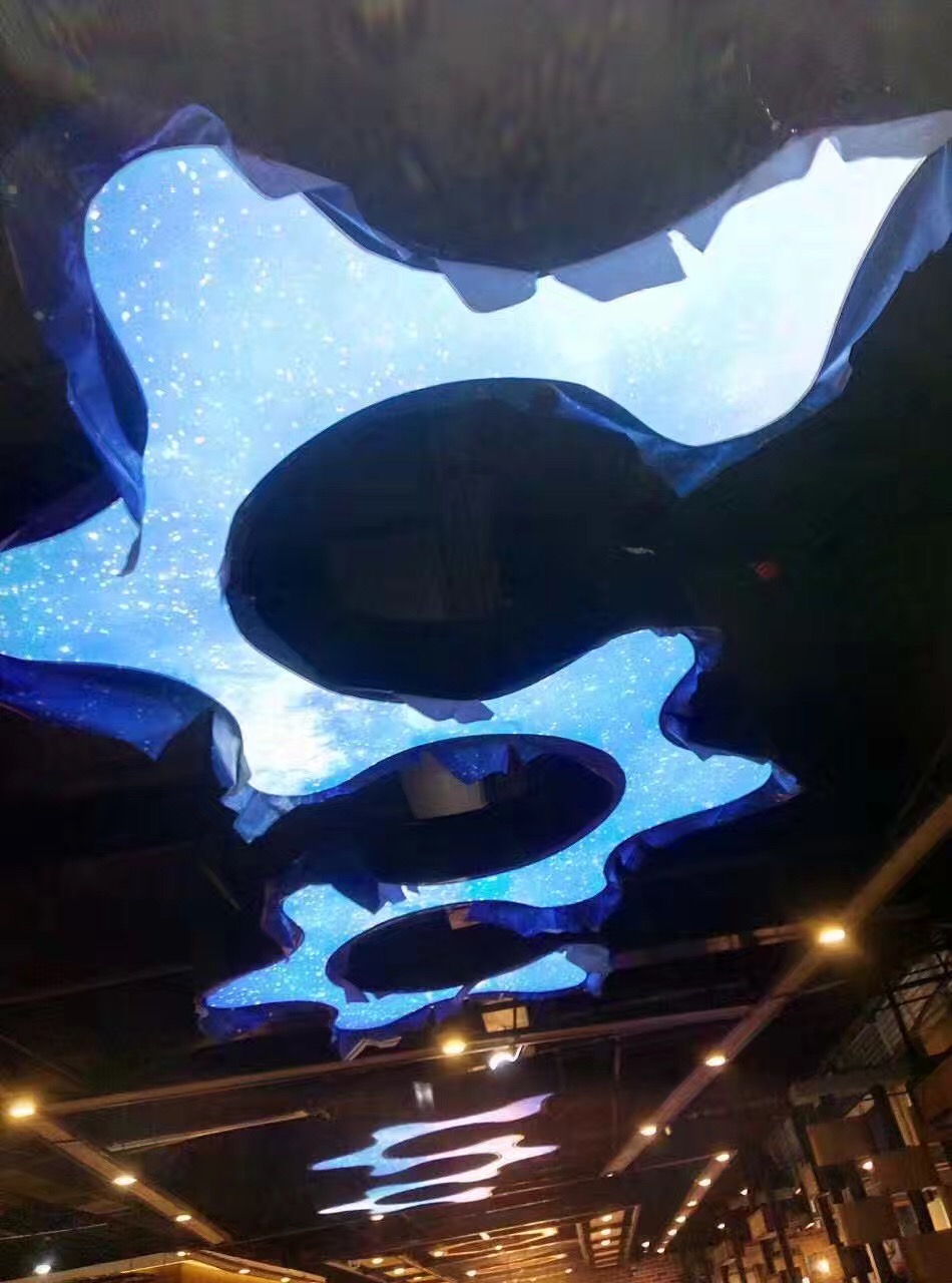 european compliant custom made white translucent stretch ceiling film  no black spots no visible streaks when illuminated-9