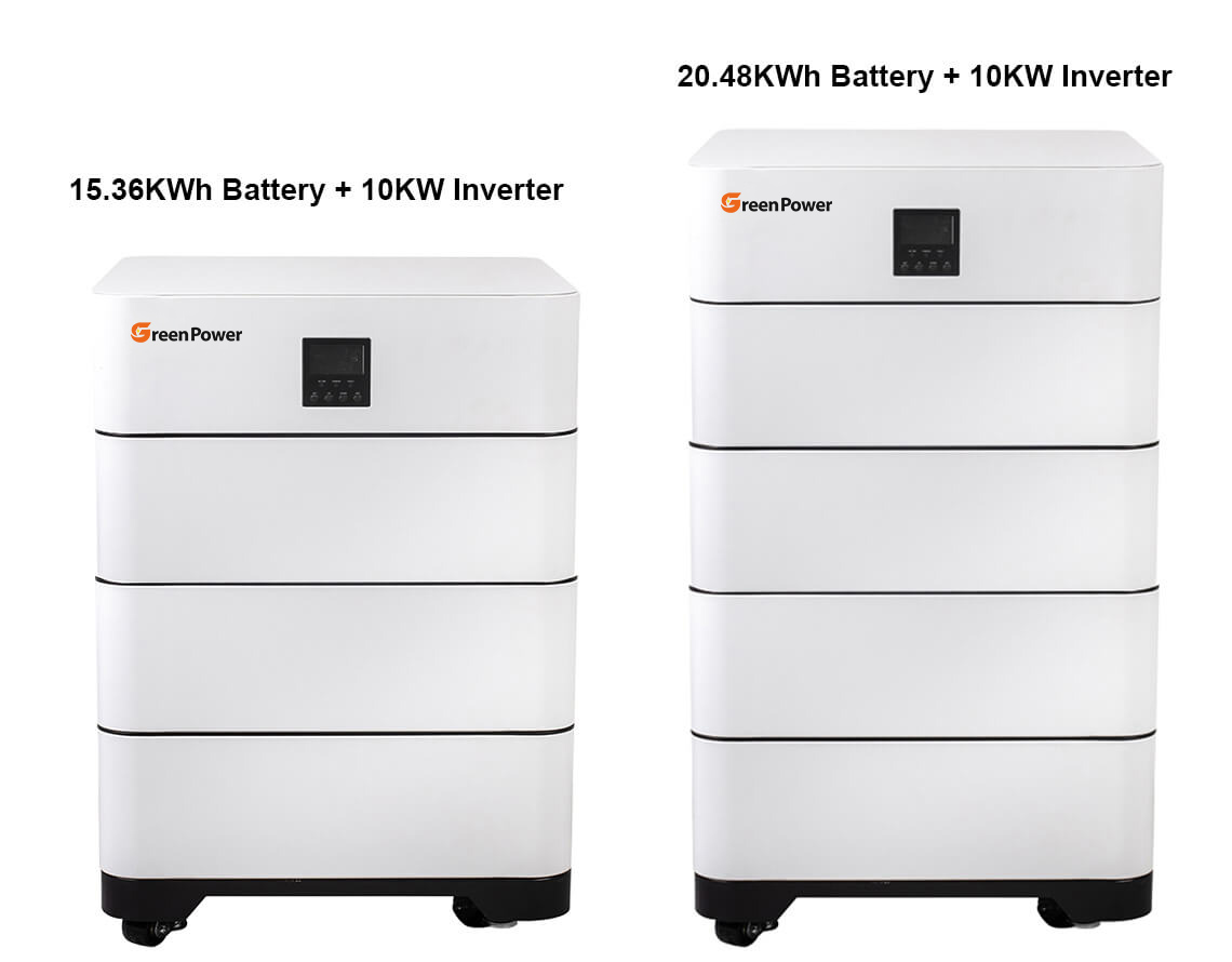 סוללה מוערמת של 5KWh וממיר סולארי של 10KW