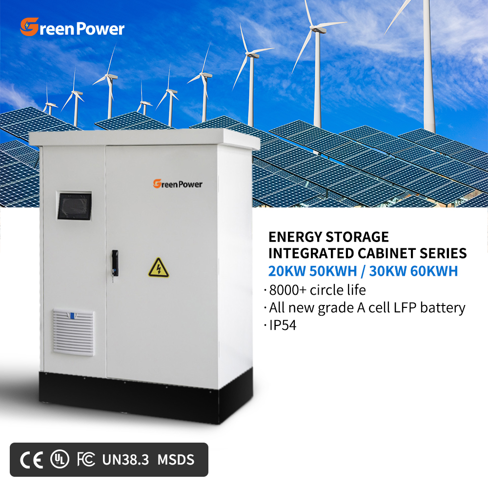 GreenPower תעשייתי מסחרי BMS אינטגרלי לאחסון סולארי 51.2 קוט