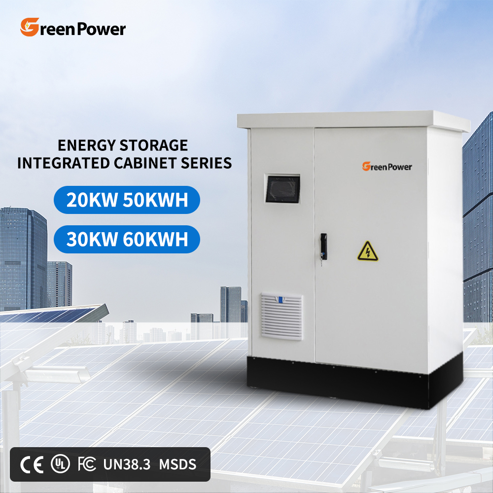 GreenPower אחסון אנרגיה IP54 מסחרי תעשייתי ESS סולארית 50 קוט
