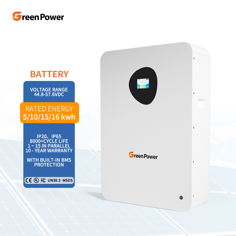 תאי ליתיום איון מודלים Powerwall בגודל 51.2V וקיבולת 100Ah 200Ah לאחסון אנרגיה סולארית בבית