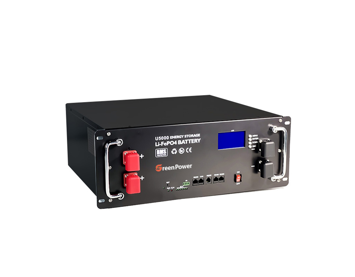 סוללת מתלה שרת Lifepo4 51.2V 280Ah