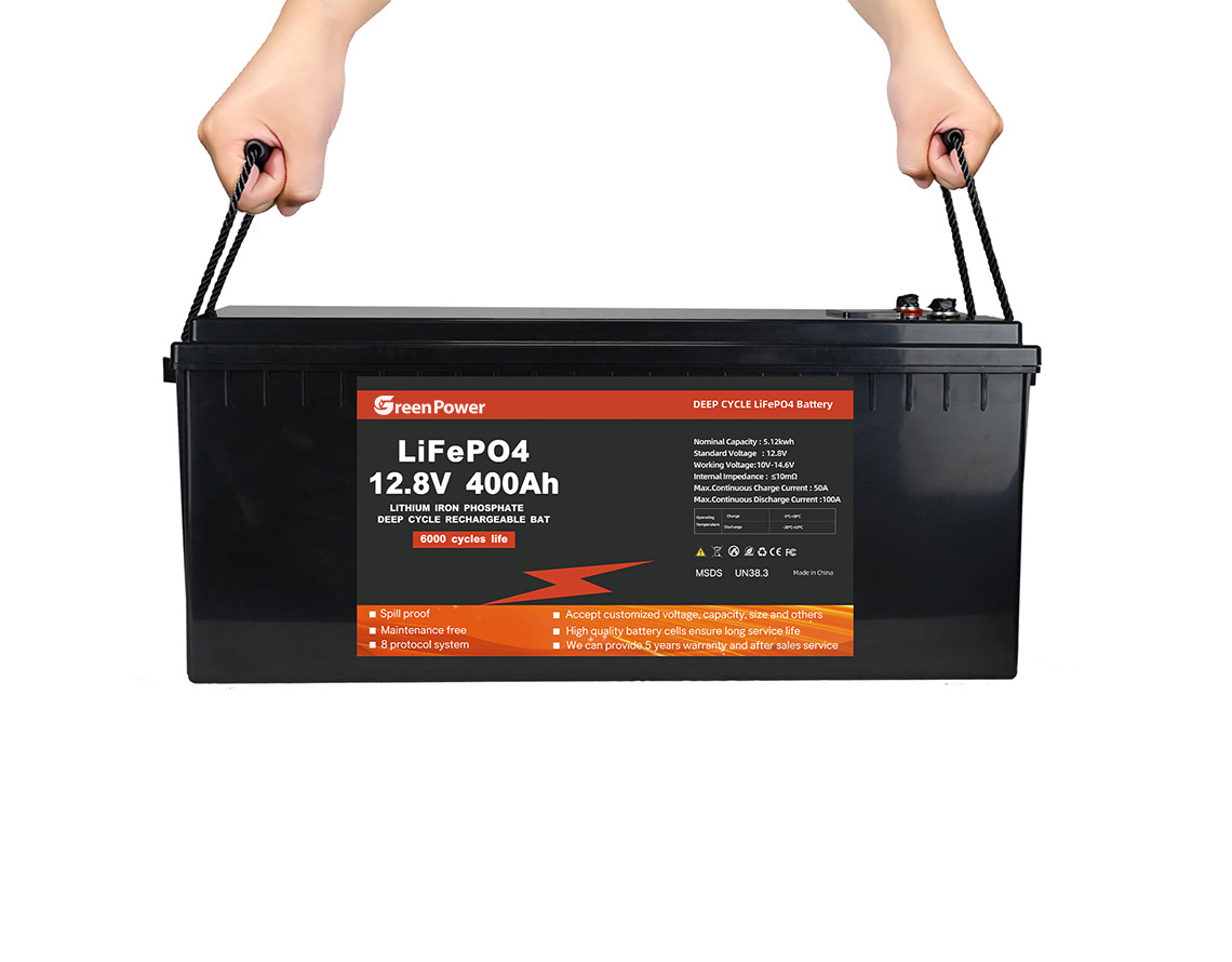 סוללה סולארית 24V 100Ah LiFePO4