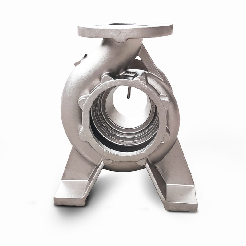 Accessoires de pompe à eau en acier inoxydable Corps de pompe à pipeline horizontal Tête et base de pompe à pipeline incendie Coque de pompe centrifuge Accessoires de pompe à eau chaude de circulation