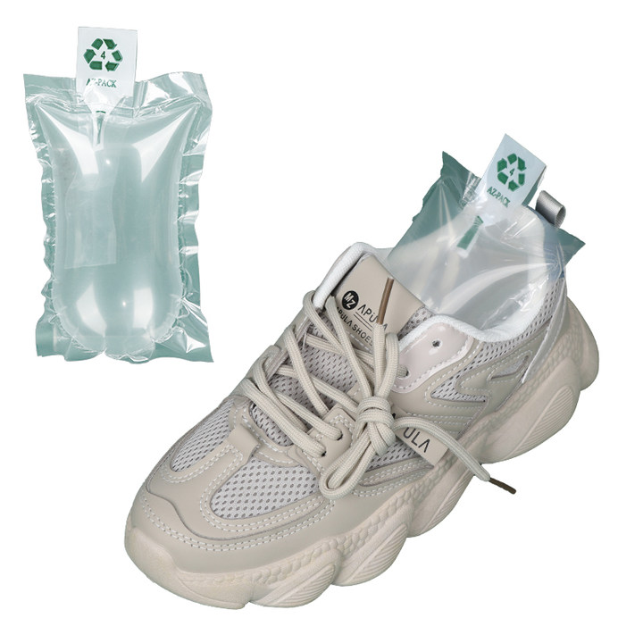 Neue nachhaltige Verpackungsausstopfung aufblasbares Schuhfach