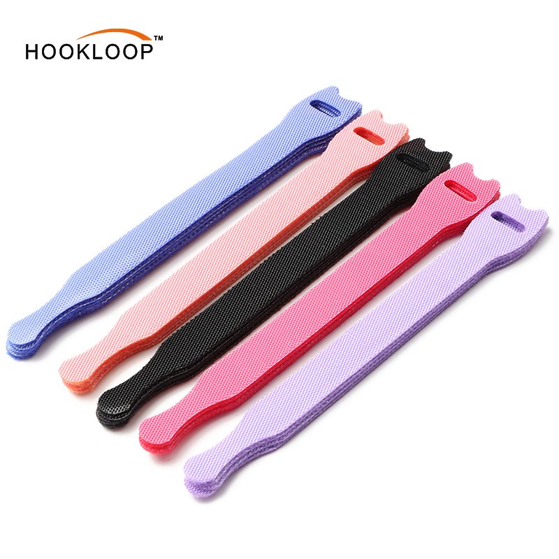 Cat Head T Shape Hook and Loop Cable Ties