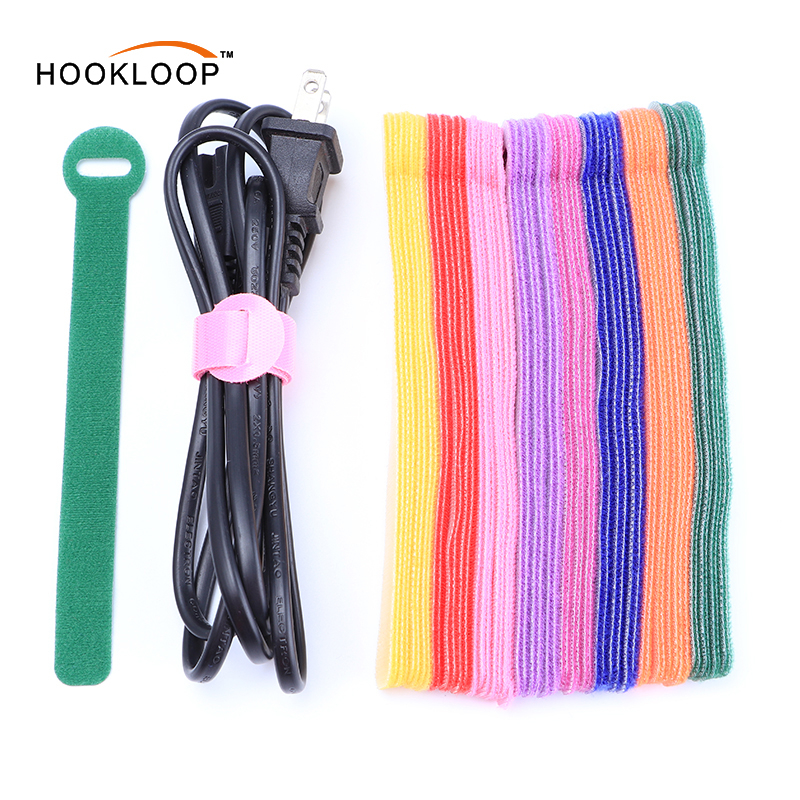 Ataduras para cables de gancho y bucle con cabeza redonda