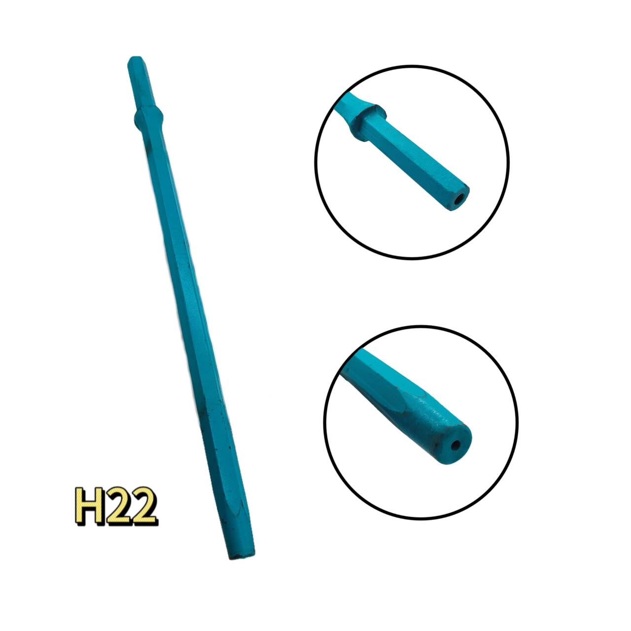 H19 H22 H25 Tapered drill rods for mining