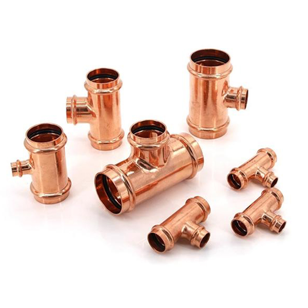 brass v press fitting 90 elbow female-7