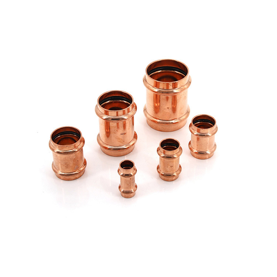 brass v press fitting 90 elbow female-4